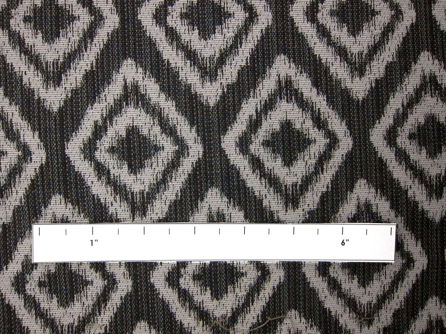 Cotton Blend Upholstery Geometric Ikat Print1