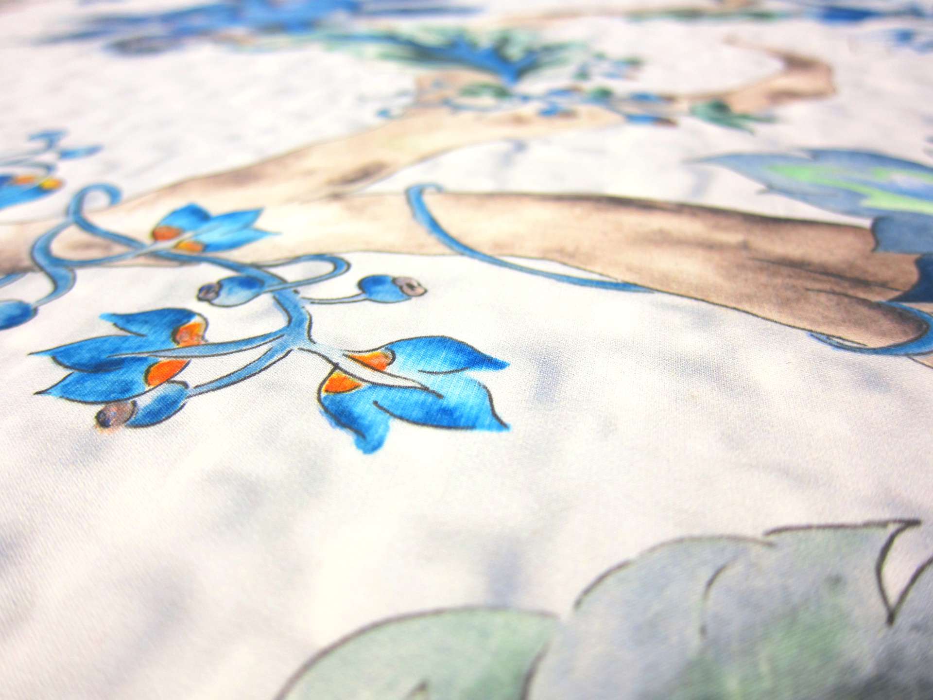 Printed Silk Shantung2