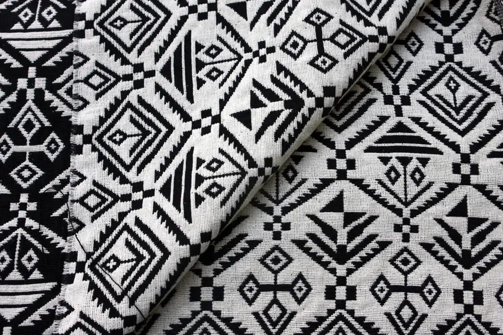 Cotton Double Face Native Brocade 2