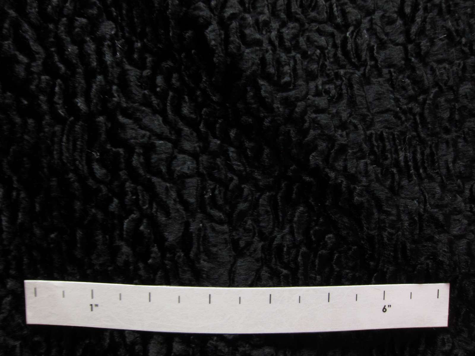 Persian Velvet Faux Fur in Black1