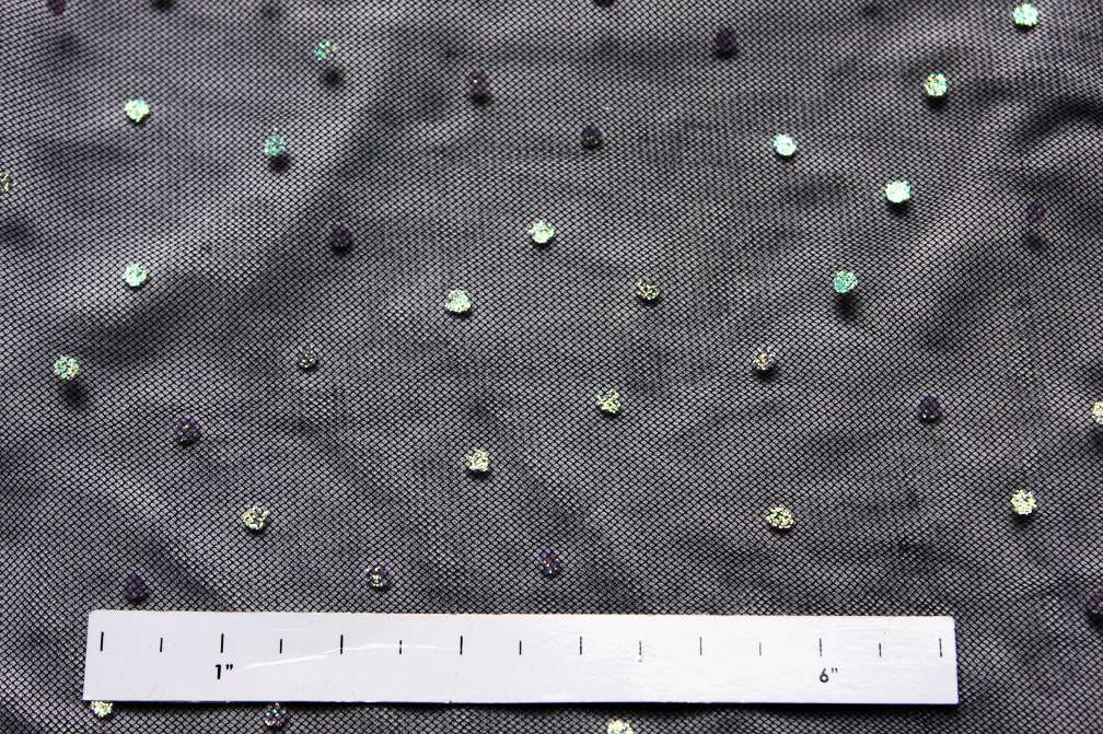 Sparkle Flocking on Tulle1
