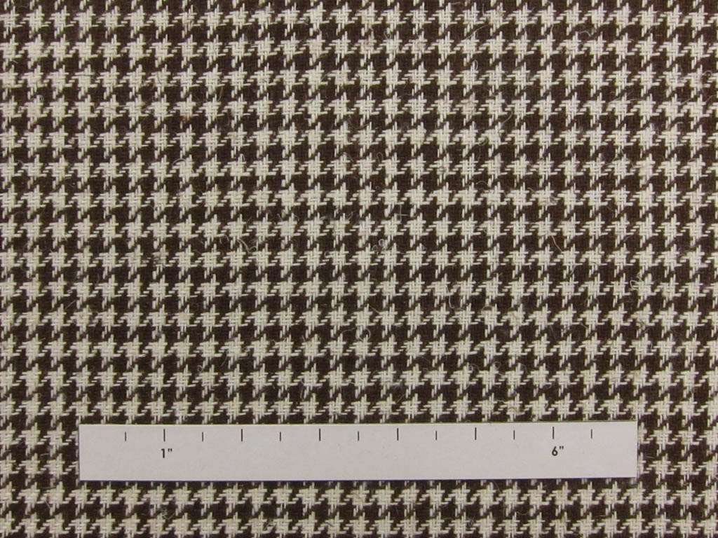 Linen Upholstery Houndstooth 1