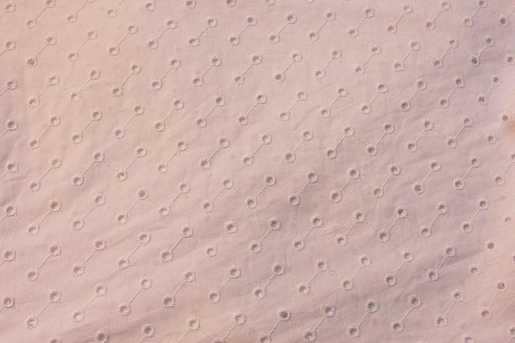 Cotton Eyelet in White2