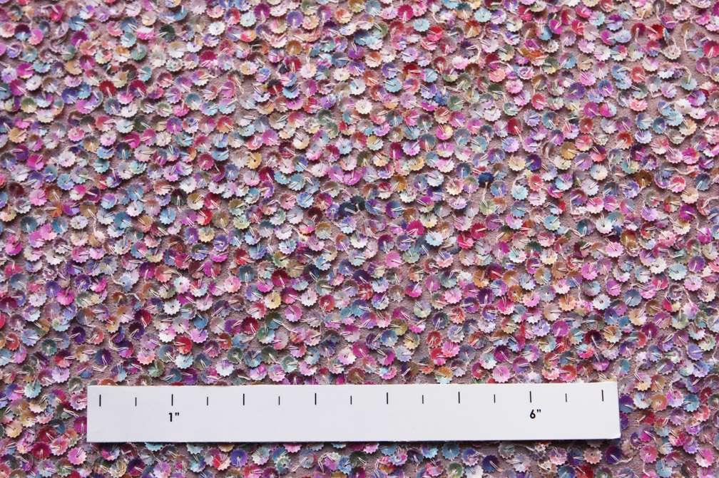Novelty Sequins on Silk Chiffon1