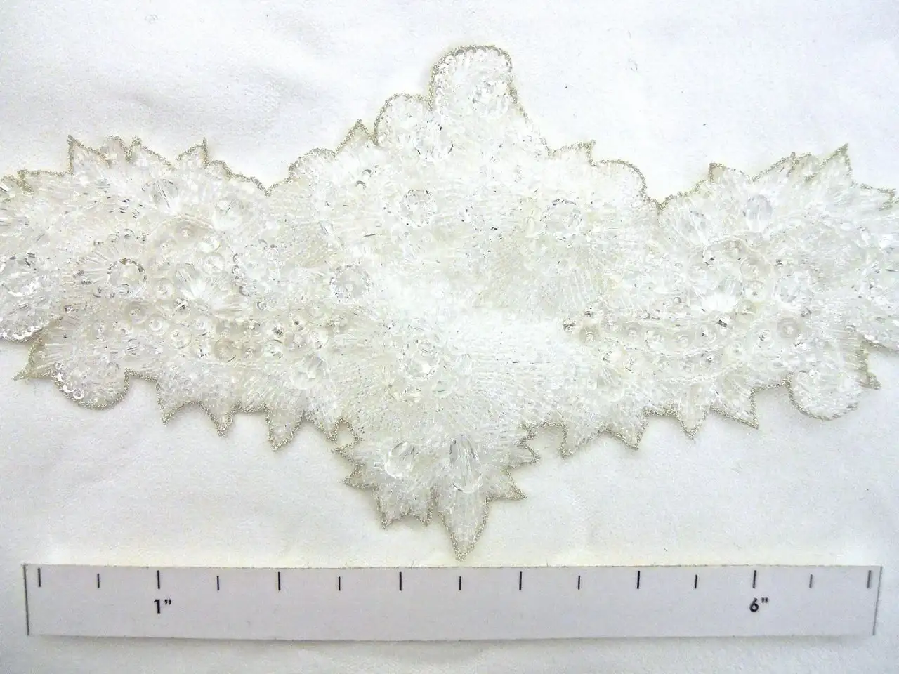 Elsa Clear Beaded Tulle Belt1