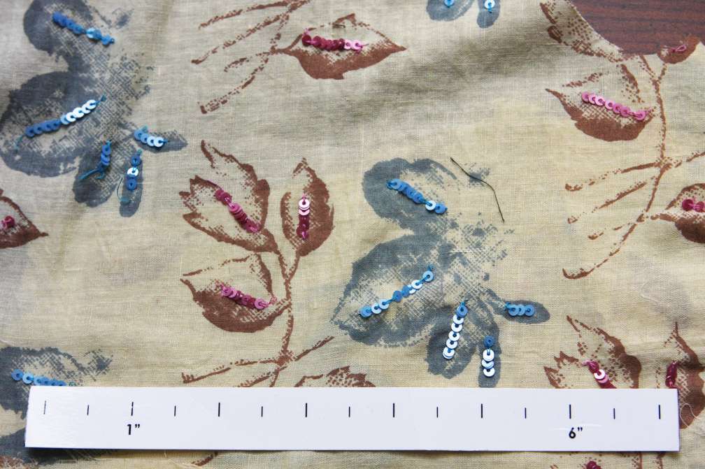 Sequined Cotton Voile1