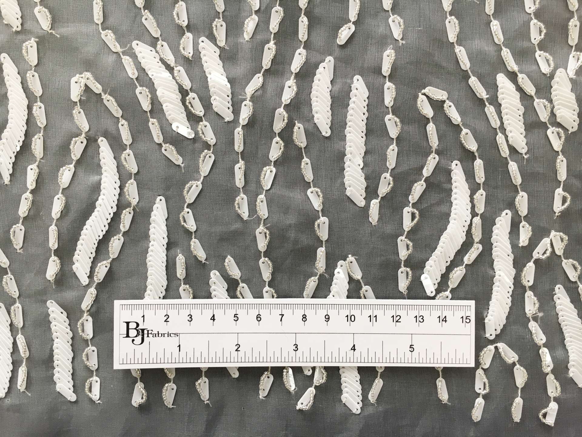 Beaded Silk Organza Panel1