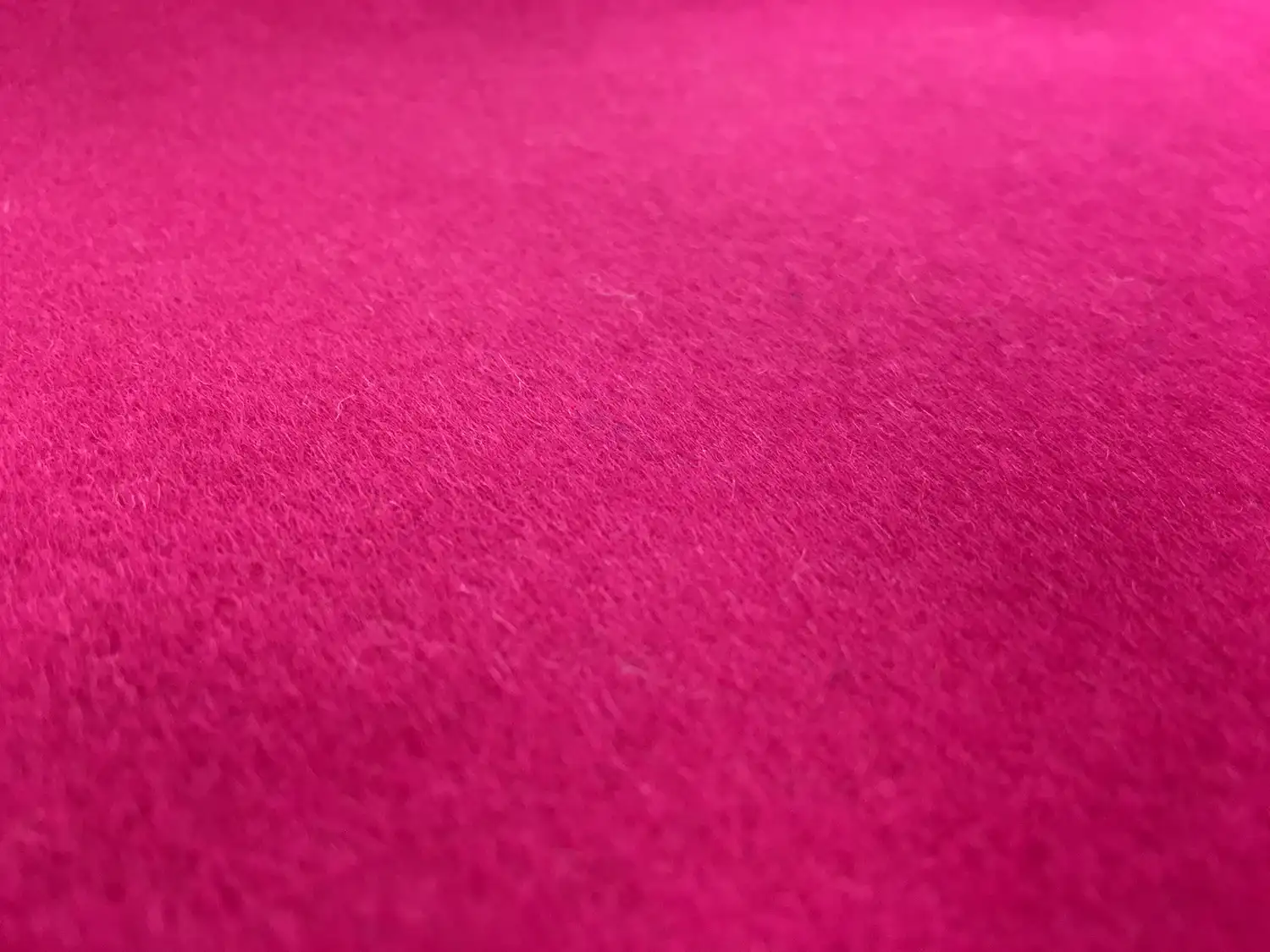 Virgin Wool Coating in Fuchsia