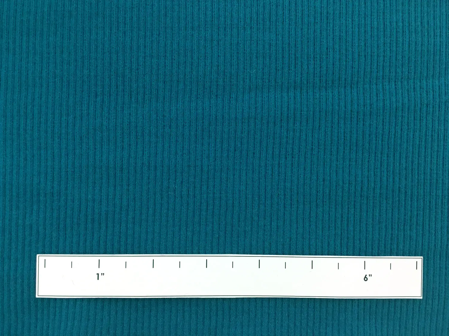 Virgin Wool Rib Knit inTurquoise1