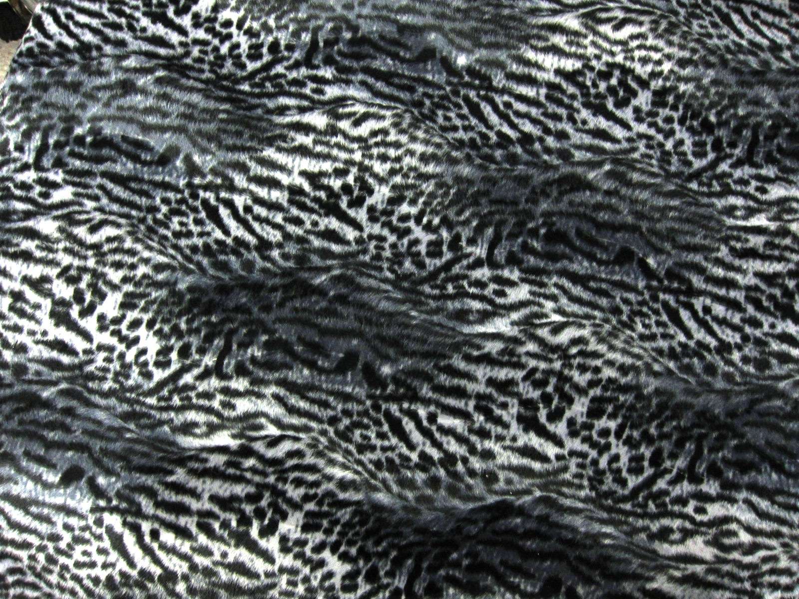 Pleather Backed Faux Fur0