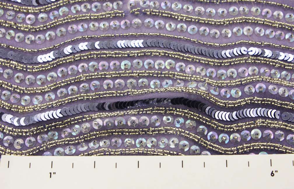 Sequins on Silk Chiffon1
