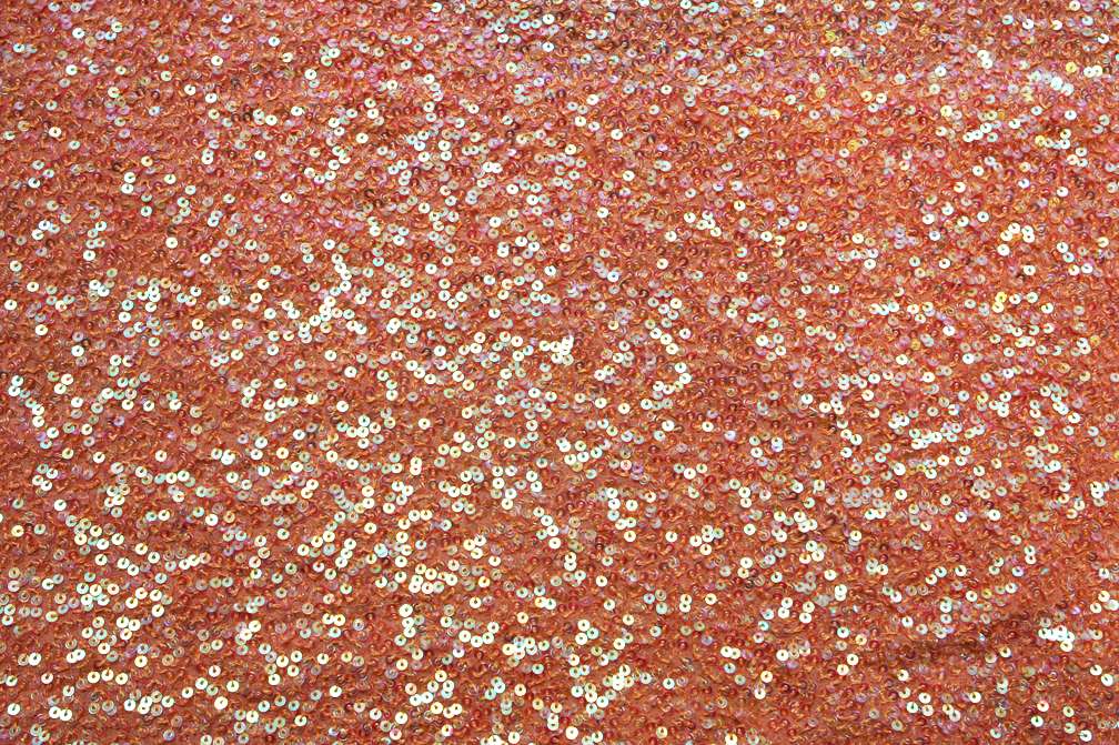 Sequins on Silk Chiffon0