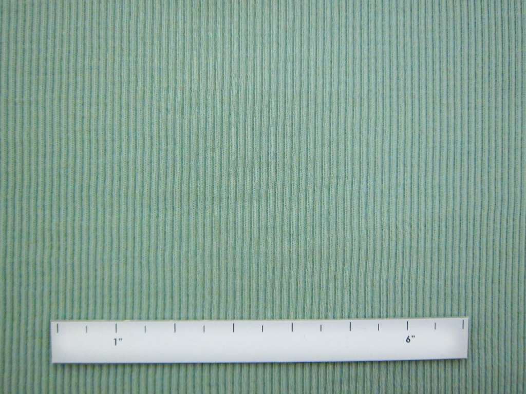 Virgin Wool Rib Knit in Seafoam1