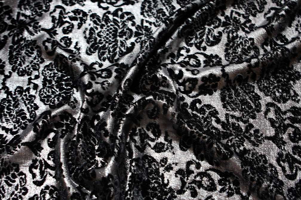 Silk Rayon Lurex BurnOut Velvet3