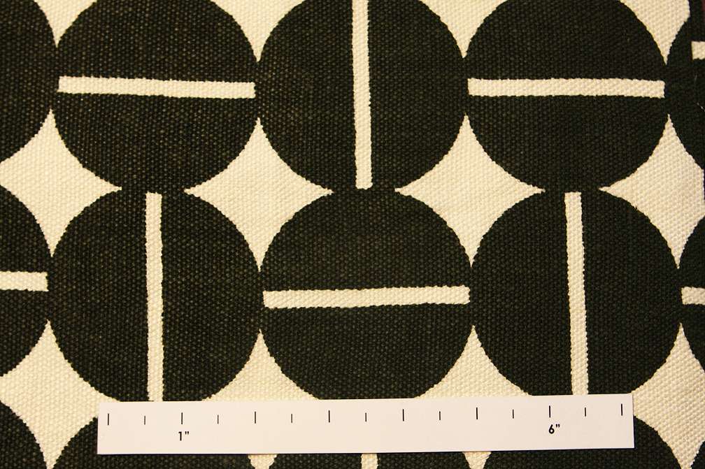 Linen Upholstery Geometric Print1