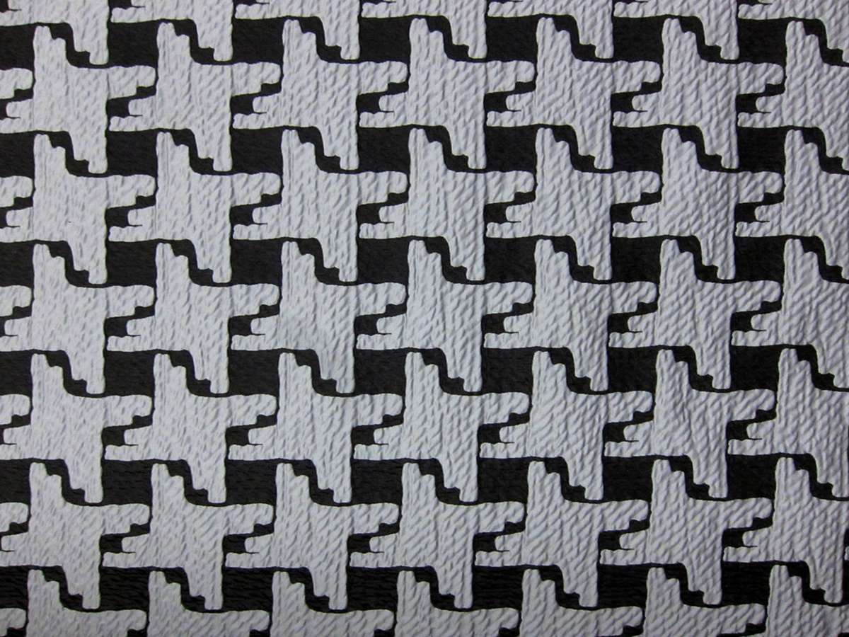 Houndstooth Cloqué
