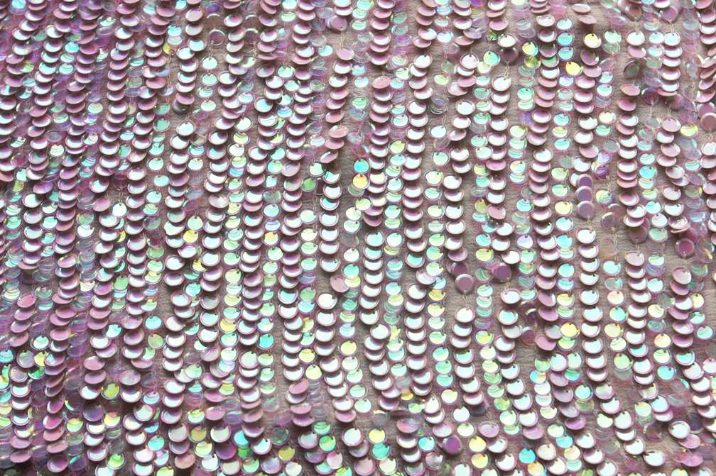 Novelty Sequins on Silk Chiffon1