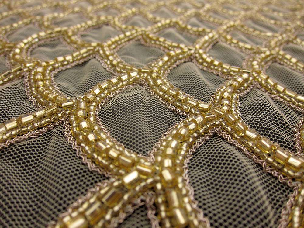 Beaded Nylon Tulle1
