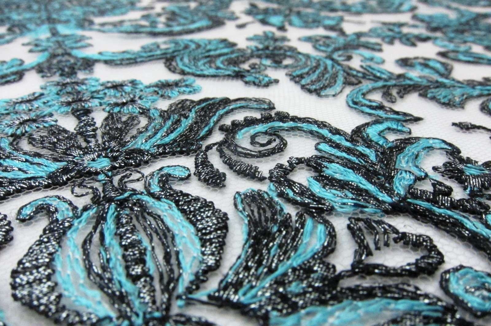 Novelty Metallic Embroidered Tulle2
