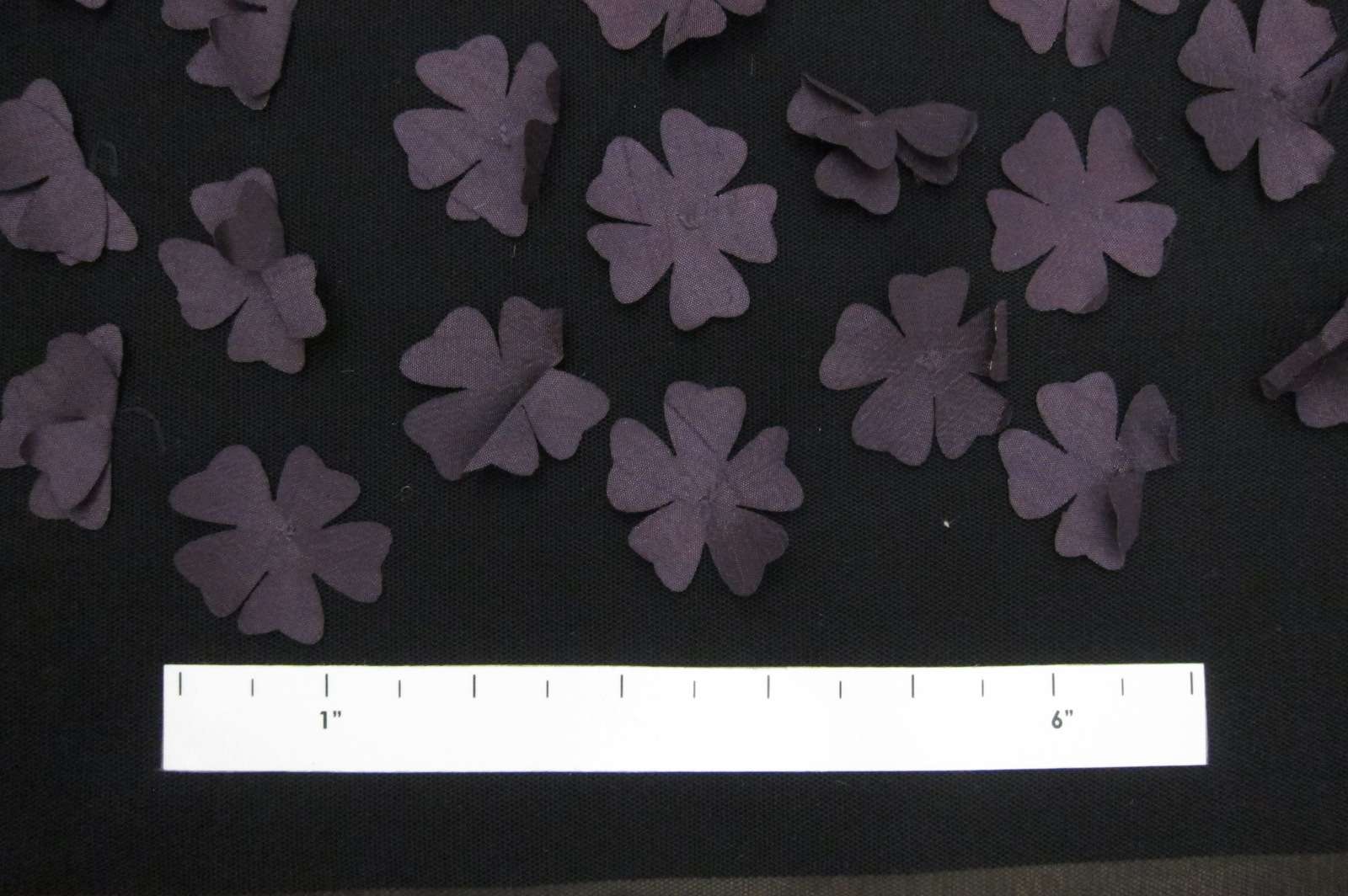 Flowers Appliqué on Tulle1