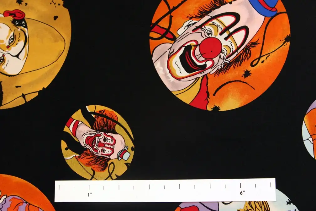 Printed Silk Crepe de Chine0