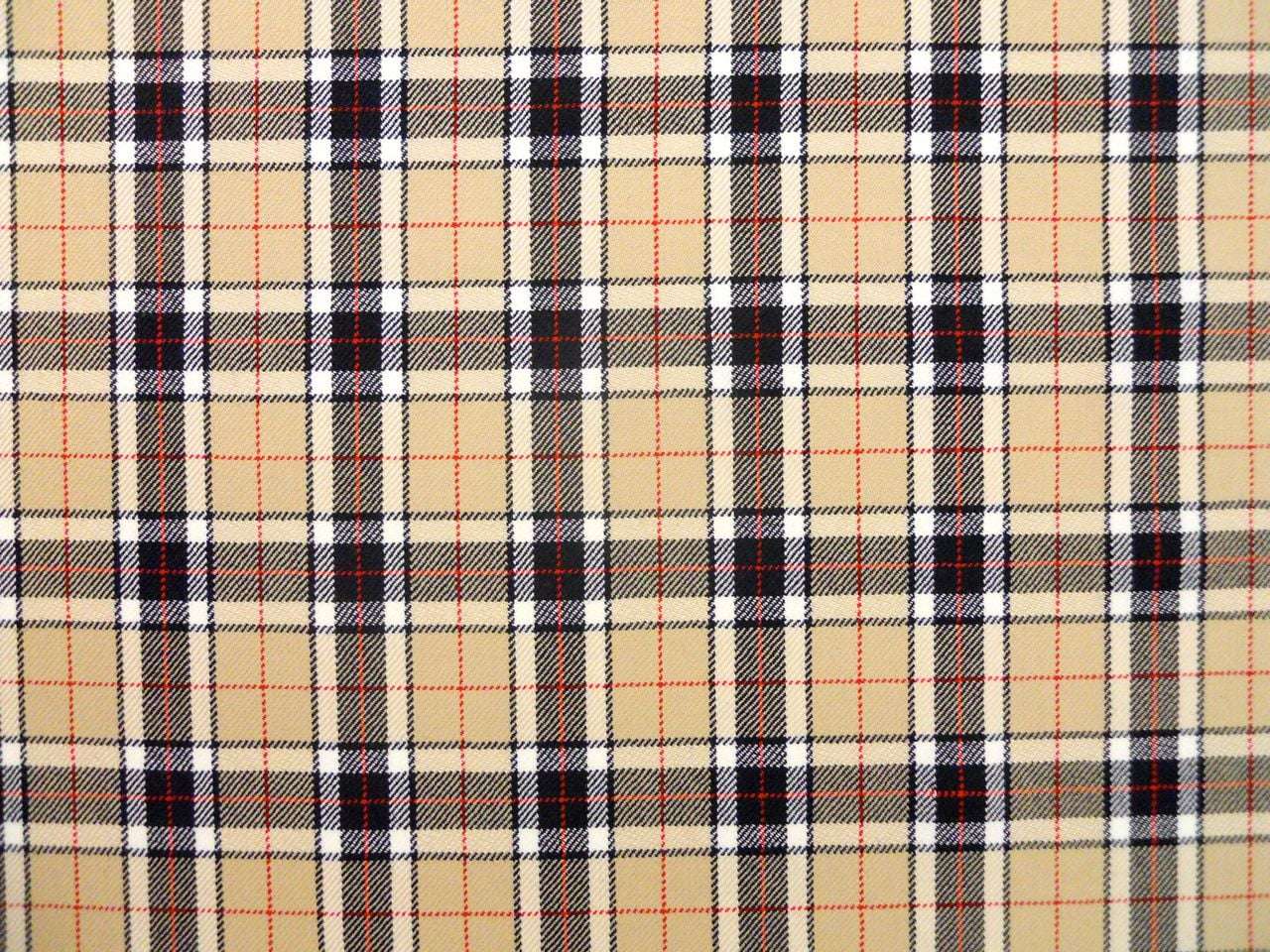 Virgin Wool Plaid0