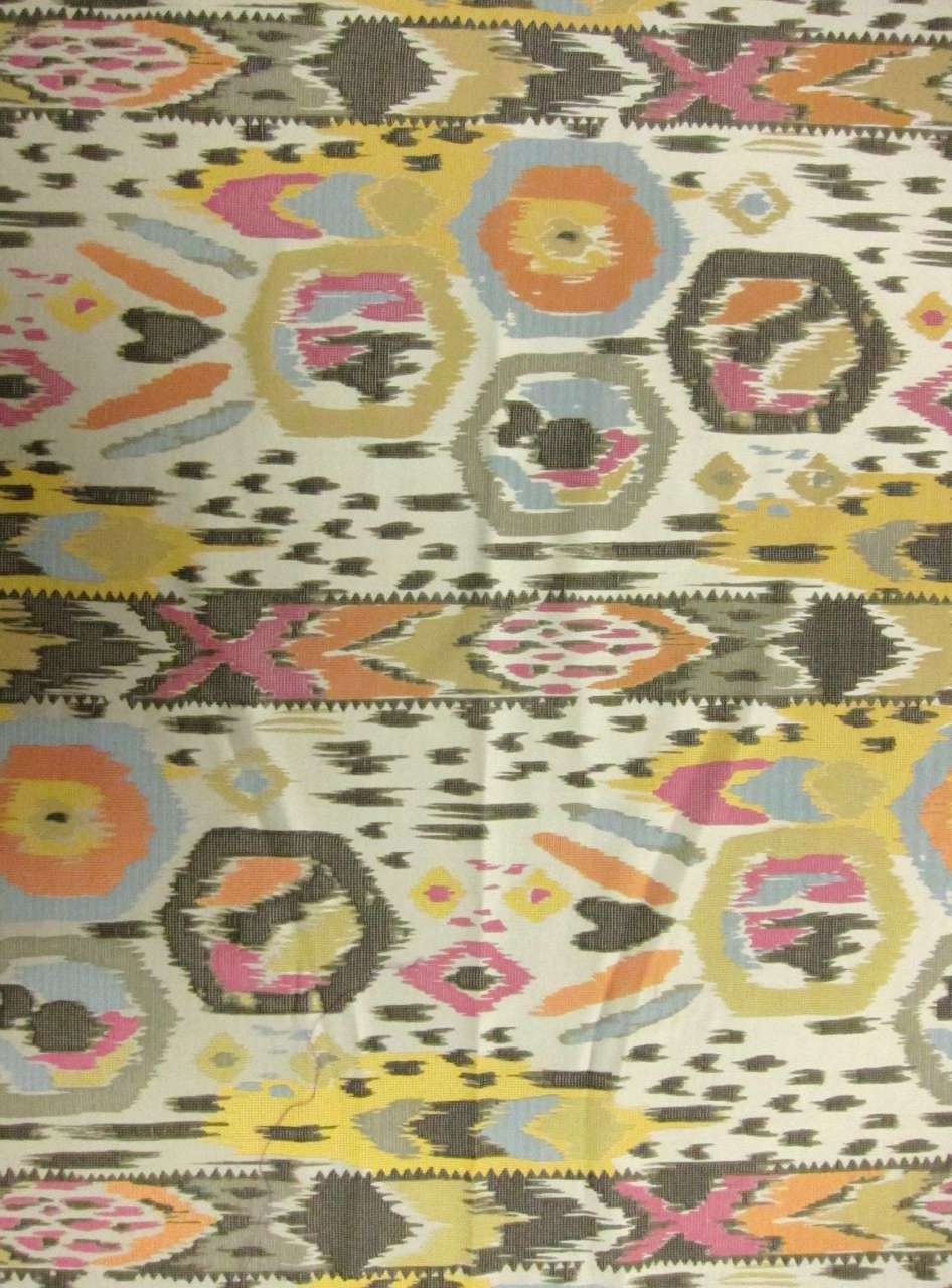 Viscose Blend Ikat 0