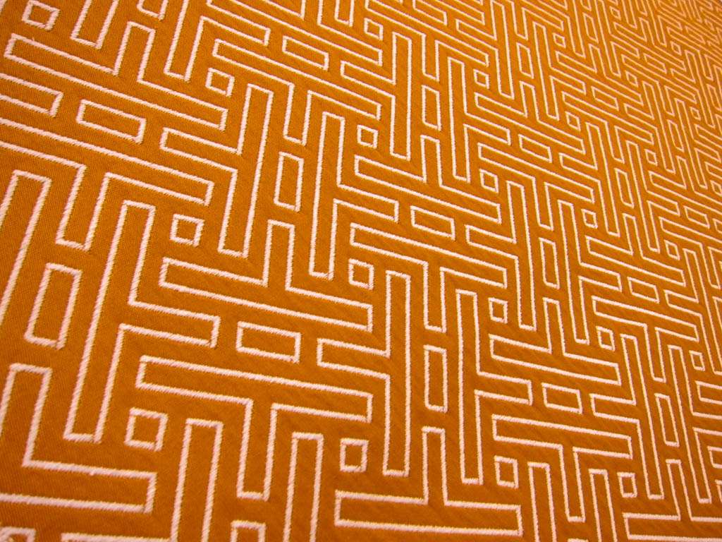 Cotton Blend Upholstery Labyrinth Brocade2