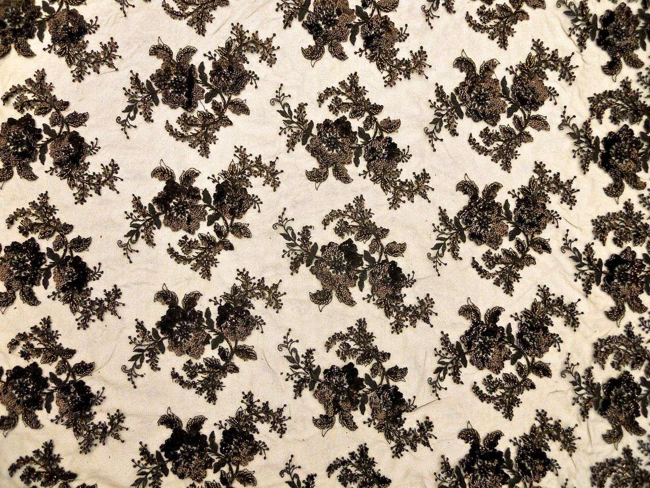 Beaded Embroidered Illusion0