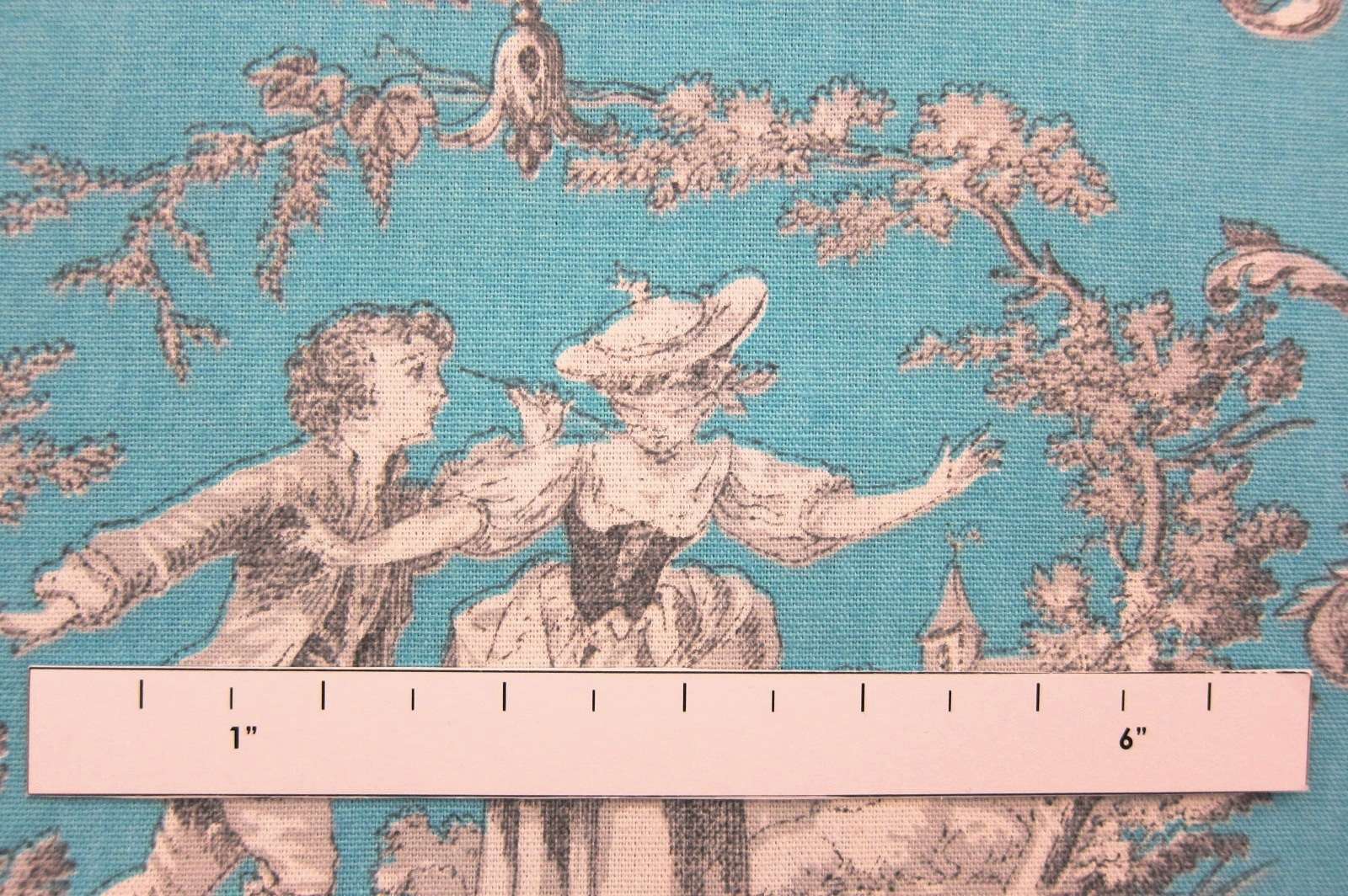 Cotton Toile de Jouy Print1