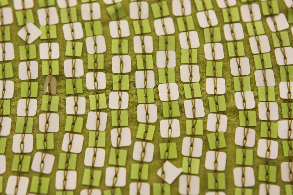 Sequins on Silk Chiffon2