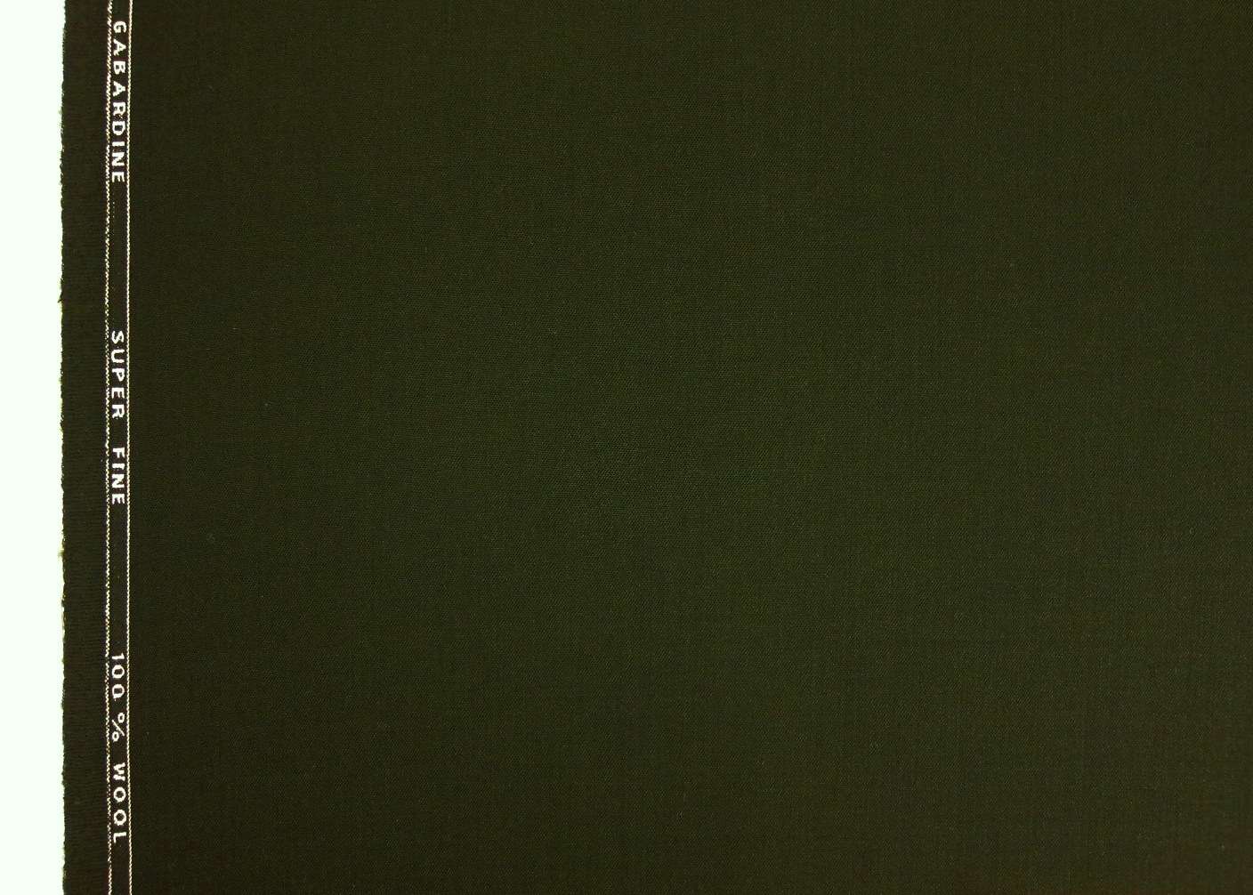 Wool Gabardine in Hunter0