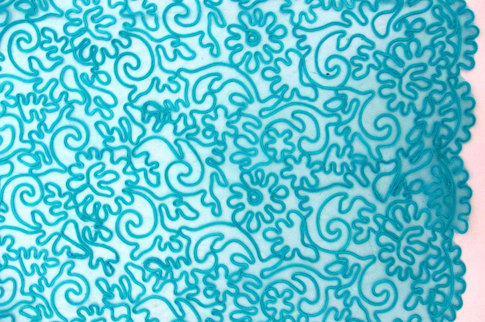 Soutaché Embroidered Tulle0
