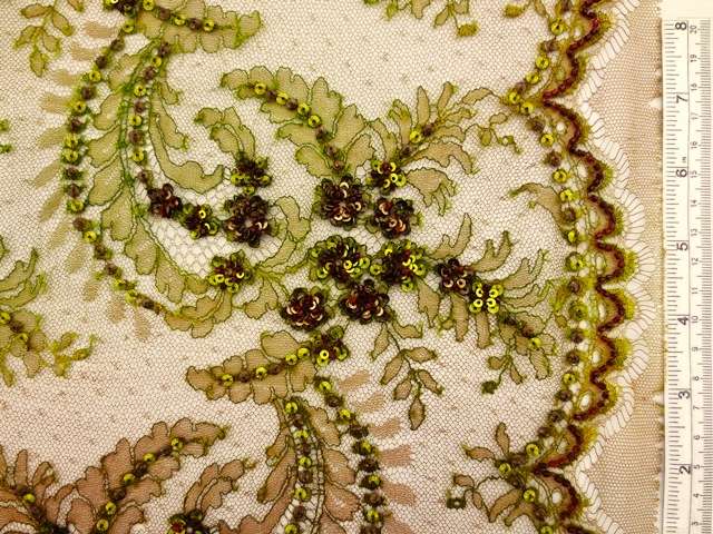 Beaded Chantilly Lace0