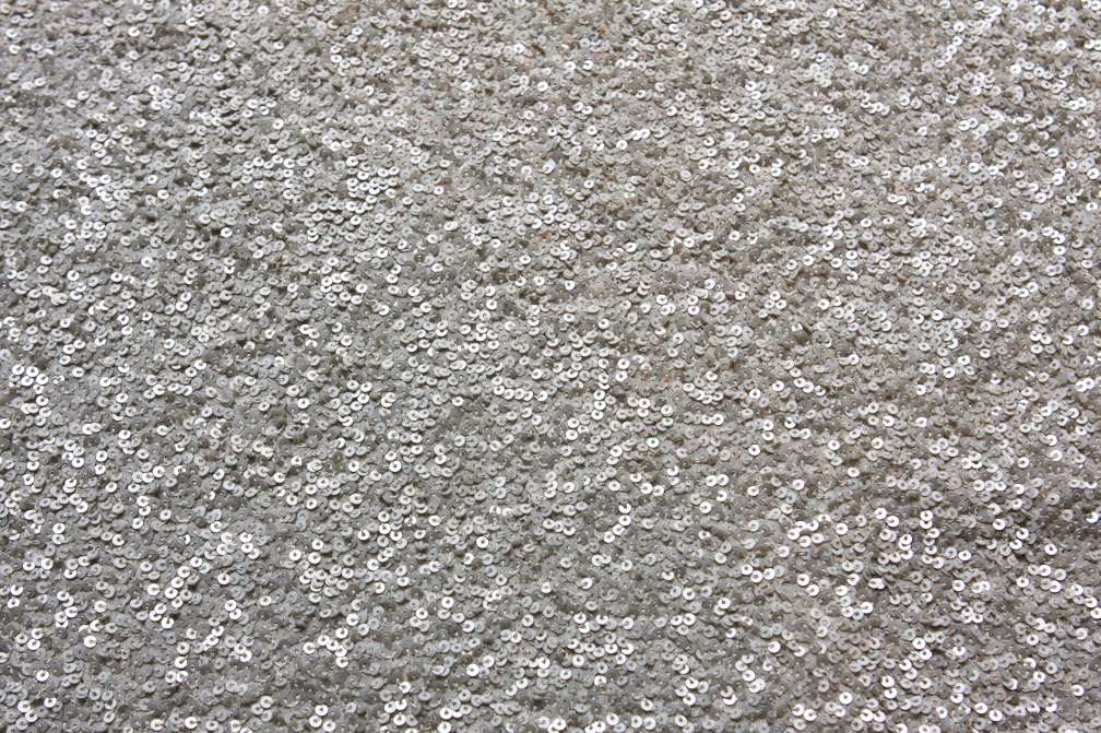 Sequins on Silk Chiffon0