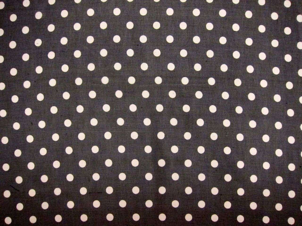 Printed Silk Chiffon Taupe Dots On Black Background