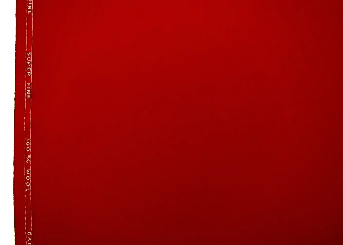 Wool Gabardine in Red0