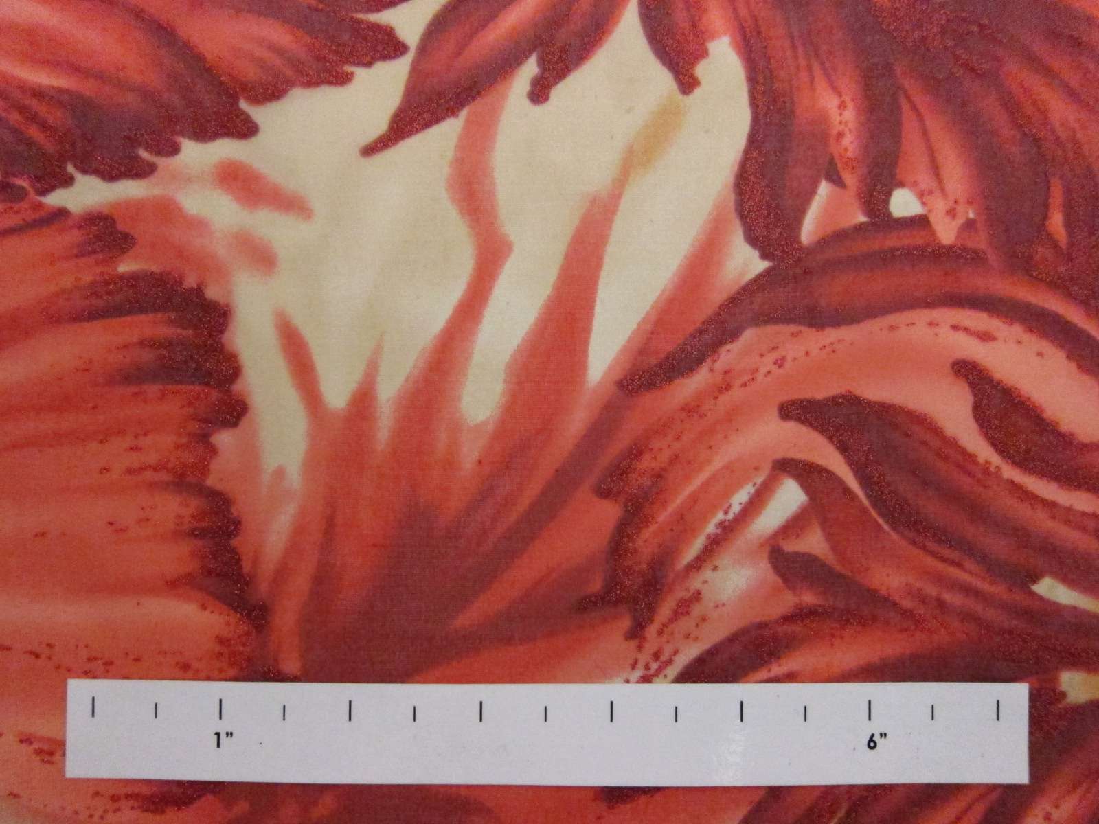 Glitter Printed Silk Chiffon