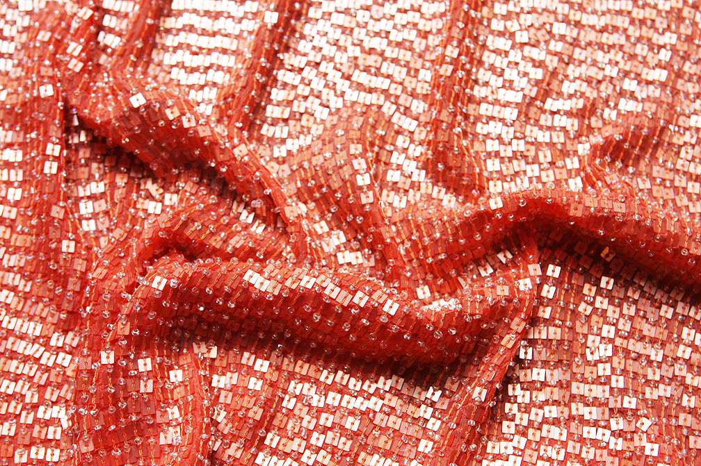 Sequins on Silk Chiffon3