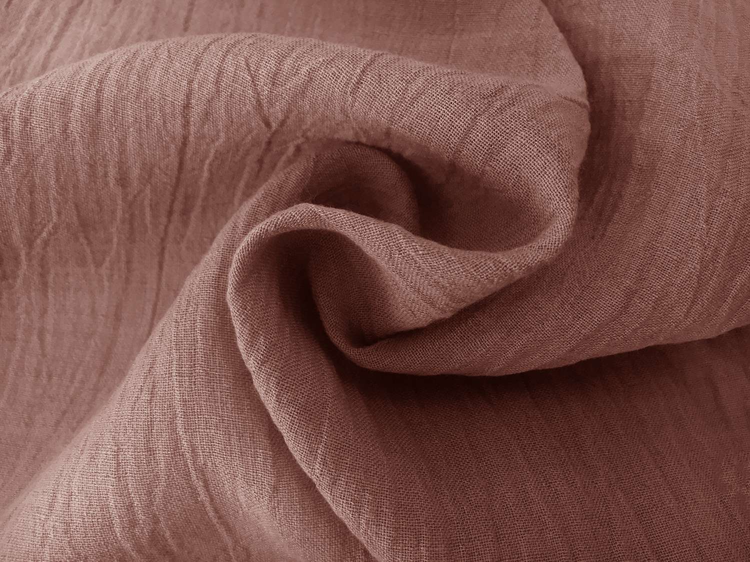 Crinkled Linen Gauze in Blush1