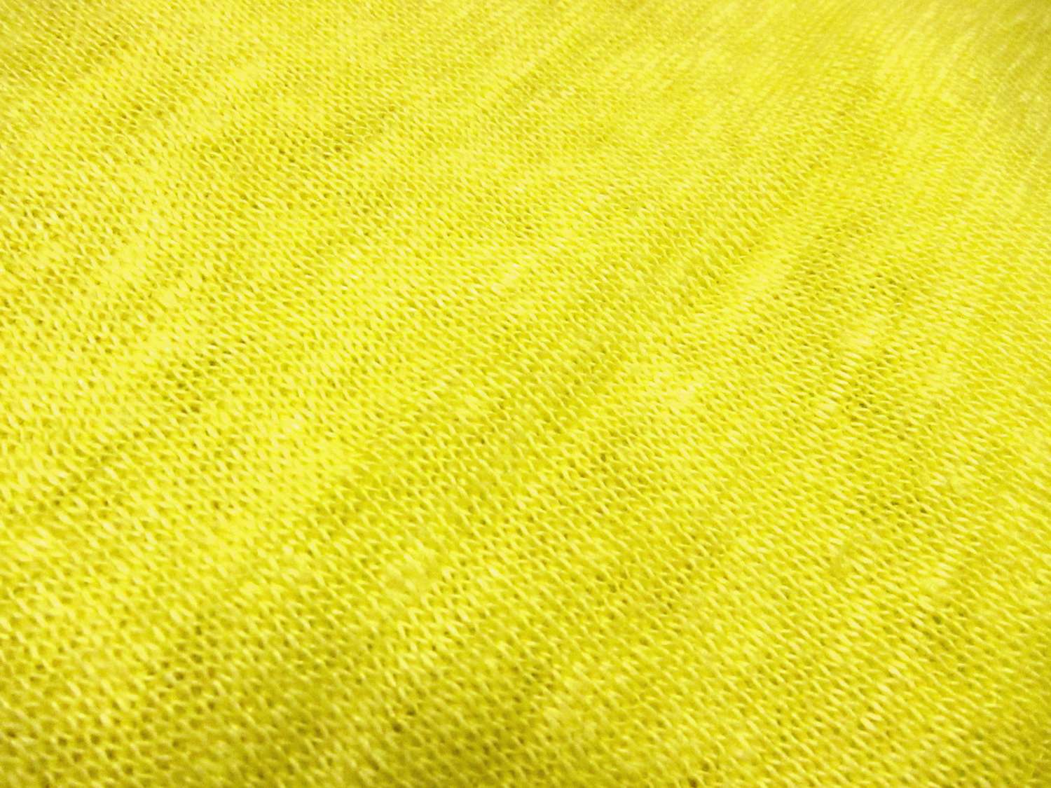 Sustainable Linen Knit in Neon Yellow