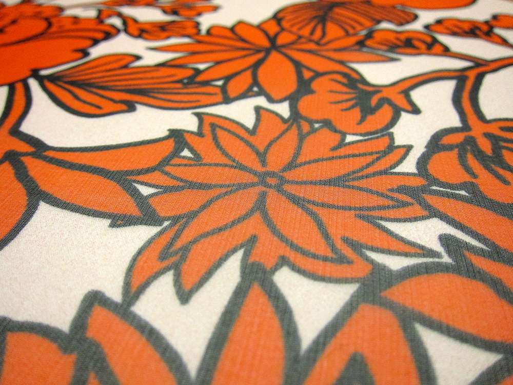 Printed Silk Chiffon1