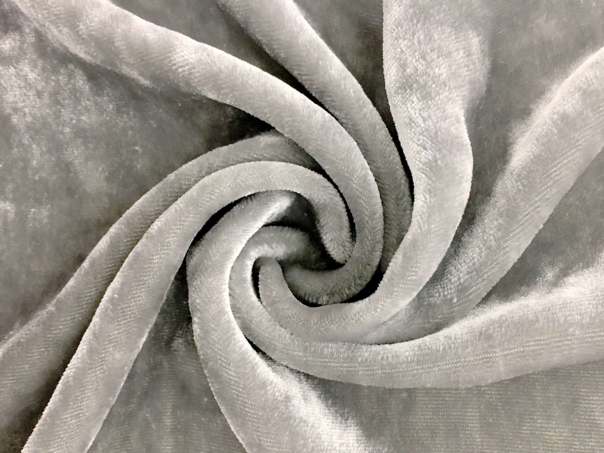 Silk and Rayon Velvet in Ivory