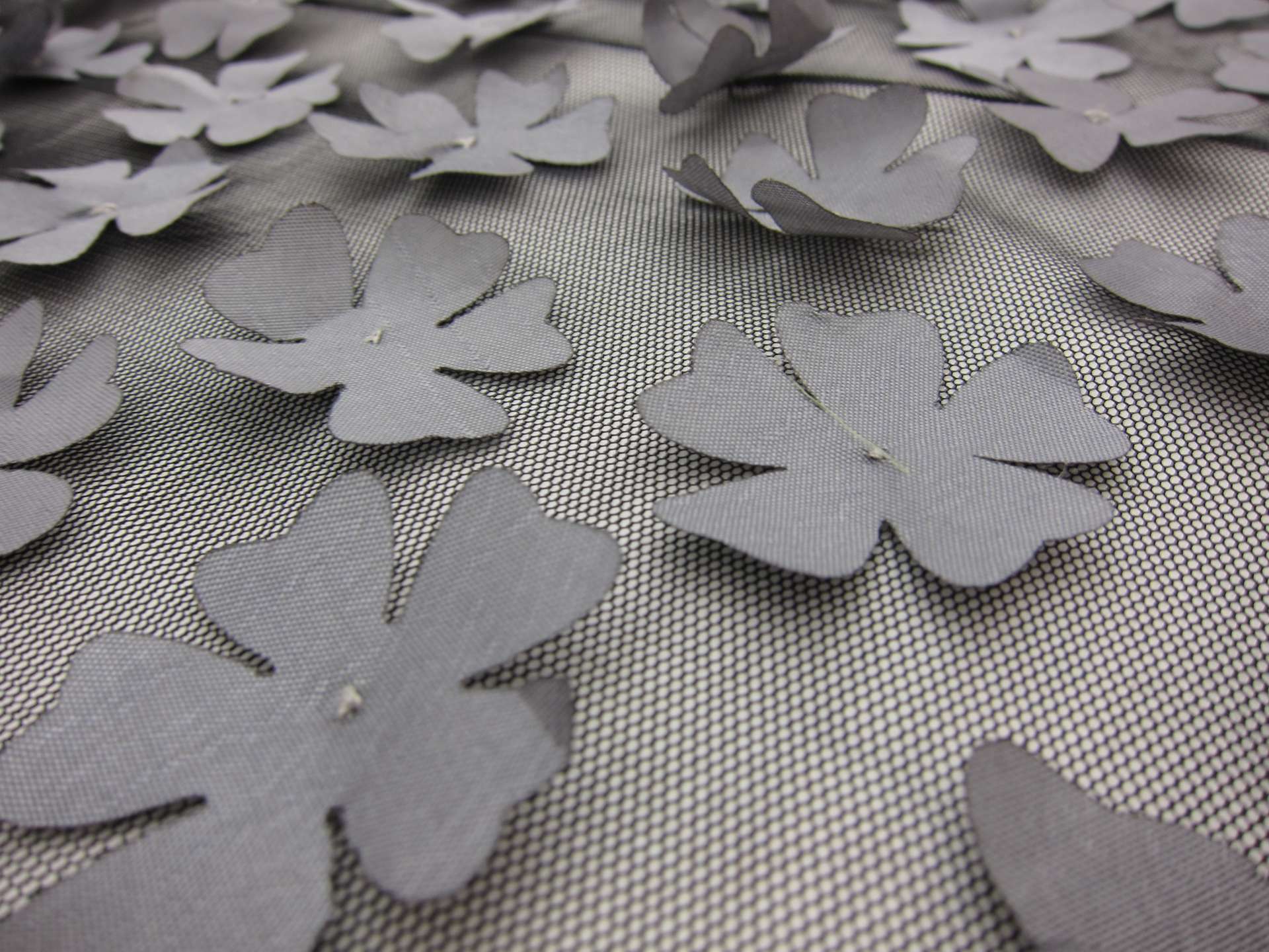 Flowers Appliqué on Tulle2