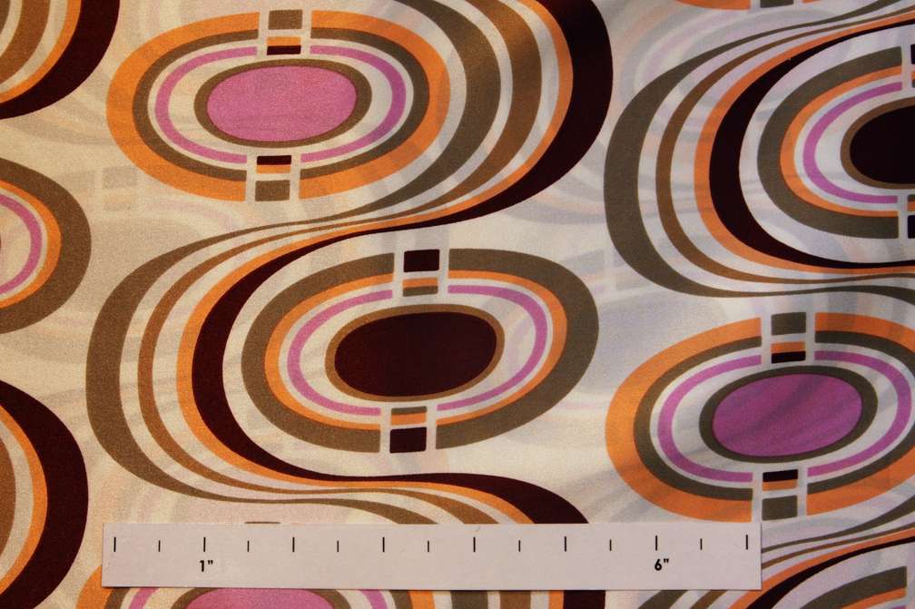 Printed Silk Charmeuse0