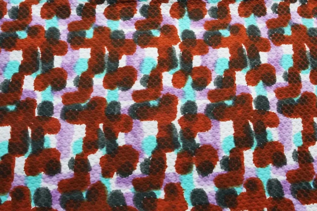 Cotton Pique Print0