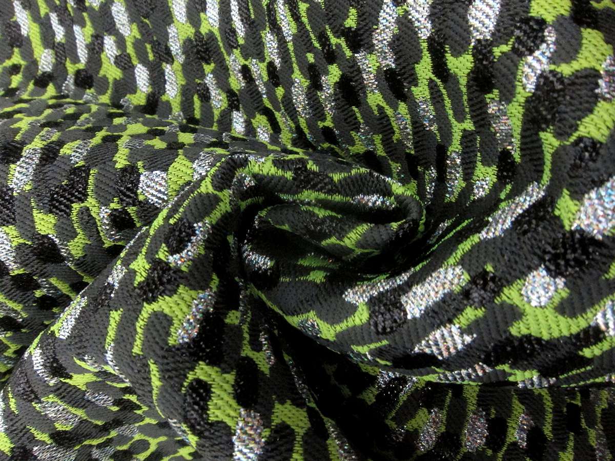 Metallic Silk Blend Jacquard3