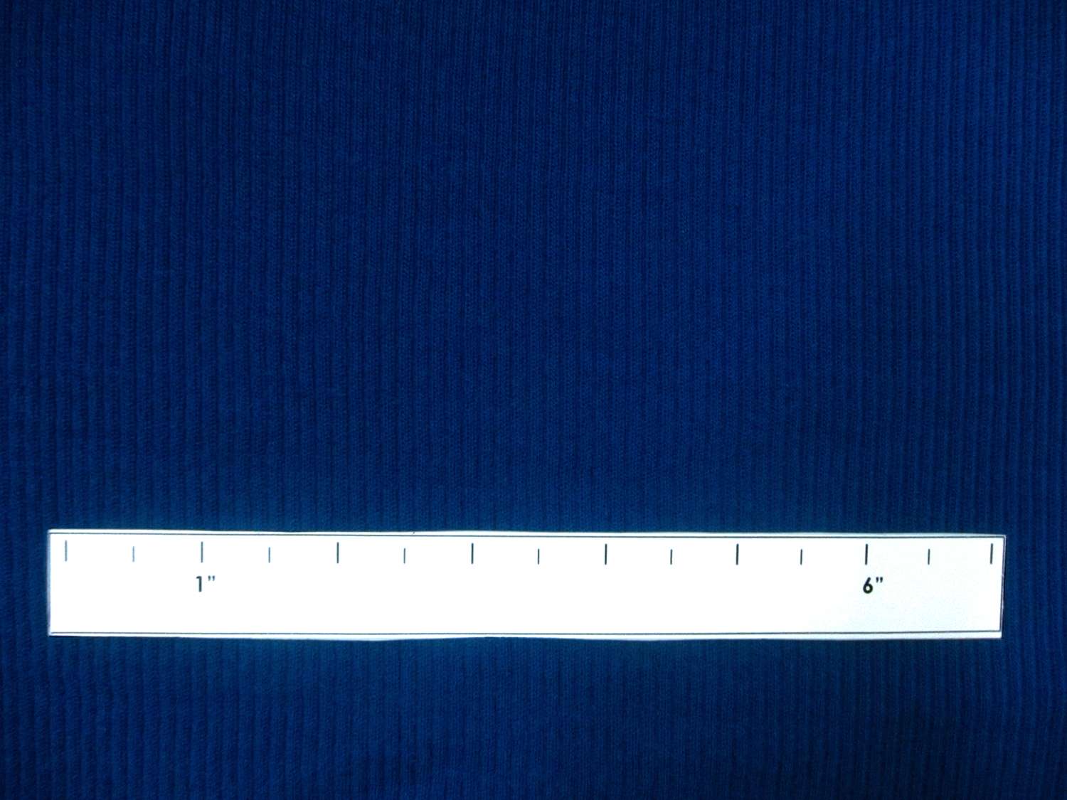 Virgin Wool Rib Knit in Royal1