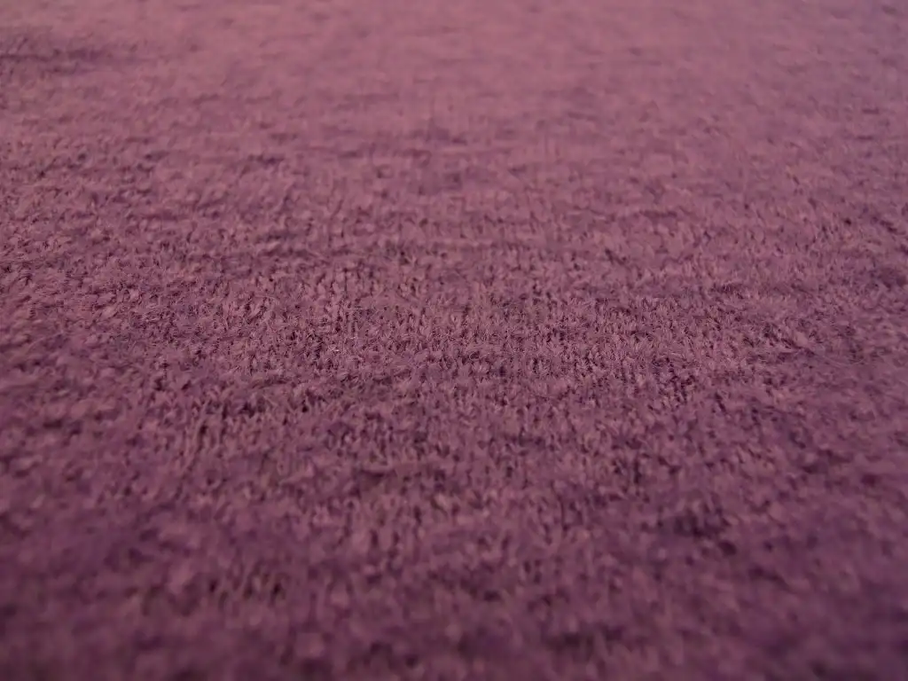 Boiled Wool Blend Knit in Orchid