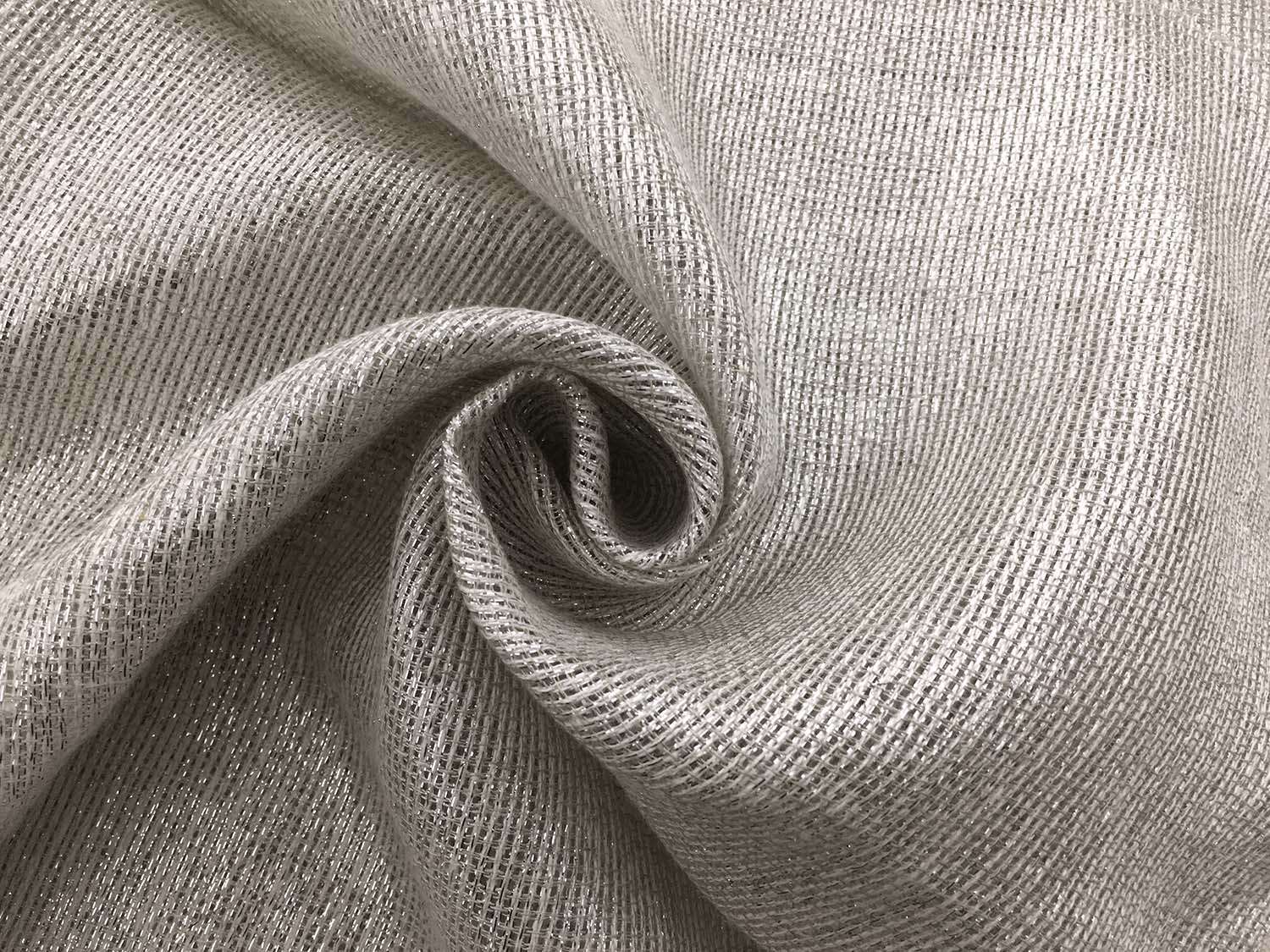 Cotton Lurex Mesh In Silver2